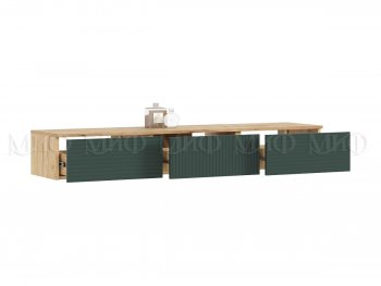 Стенка Флэш комп.2 крафт/грин (Миф) в Сухом Логу - suhoj-log.mebel-e96.ru