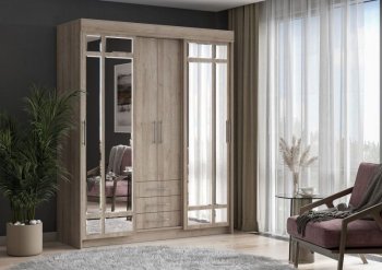 Шкаф-купе 1700 мм Фортуна (Дуб крафт серый) (ИЦ) в Сухом Логу - suhoj-log.mebel-e96.ru