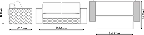 Диван Форвард Ultra Cocoa (Софт) в Сухом Логу - suhoj-log.mebel-e96.ru