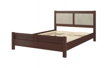 Кровать из массива Фрида Орех (БМ) в Сухом Логу - suhoj-log.mebel-e96.ru