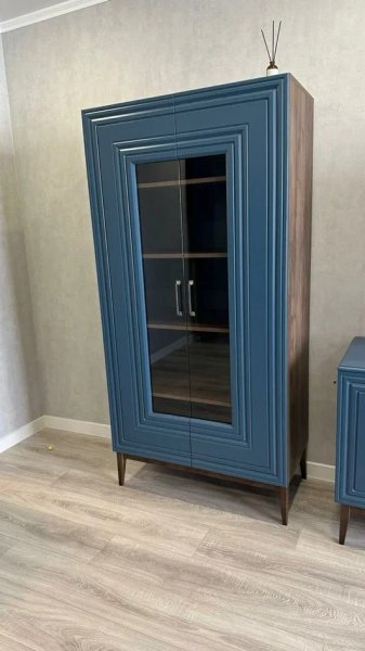 Витрина Гориция ШР-2 Сапфировый (БМ) в Сухом Логу - suhoj-log.mebel-e96.ru
