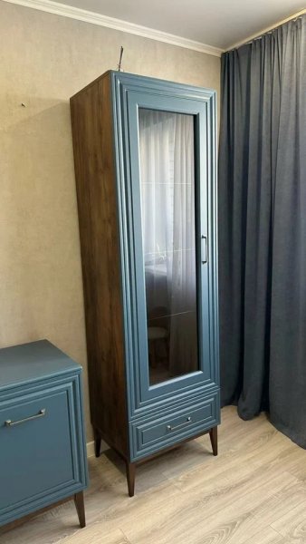 Стенка Гориция Зеленый сапфировый (БМ) в Сухом Логу - suhoj-log.mebel-e96.ru