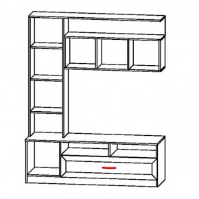 Гостиная Прага (модульная) Анкор белый в Сухом Логу - suhoj-log.mebel-e96.ru