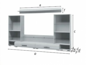 Стенка Домино Белый Глянец (БМ) в Сухом Логу - suhoj-log.mebel-e96.ru