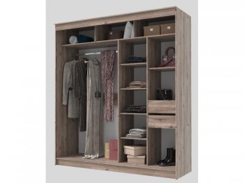 Шкаф-купе 2000 мм Гранд-1 ЛДСП, дуб горный (Эра) в Сухом Логу - suhoj-log.mebel-e96.ru