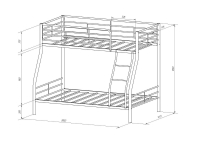 Кровать 2-х ярусная Гранада-2Я в Сухом Логу - suhoj-log.mebel-e96.ru