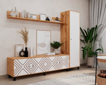 Стенка HYGGE комп.1 ромбы (Мама) в Сухом Логу - suhoj-log.mebel-e96.ru