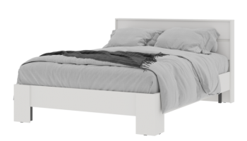 Кровать двуспальная Хелен белый (СтендМ) в Сухом Логу - suhoj-log.mebel-e96.ru | фото