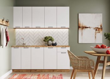 КУхонный гарнитур Хелмер 1800 мм (Сурская) в Сухом Логу - suhoj-log.mebel-e96.ru