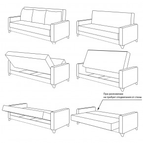 Ирис диван-книжка+кресло, ткань ТД 960 в Сухом Логу - suhoj-log.mebel-e96.ru