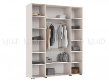 Шкаф 1800 мм Ирис с антресолью кашемир (Миф) в Сухом Логу - suhoj-log.mebel-e96.ru