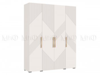 Шкаф 1800 мм Ирис с антресолью кашемир (Миф) в Сухом Логу - suhoj-log.mebel-e96.ru