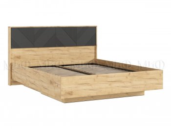 Кровать парящая Ирис крафт/графит(Миф) в Сухом Логу - suhoj-log.mebel-e96.ru | фото