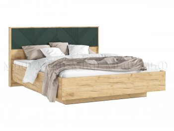 Кровать парящая Ирис крафт/грин с подсветкой (Миф) в Сухом Логу - suhoj-log.mebel-e96.ru