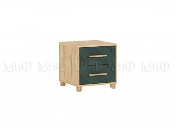 Тумба прикроватная Ирис крафт/грин, 2 шт (Миф) в Сухом Логу - suhoj-log.mebel-e96.ru