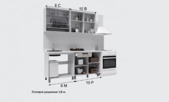 Кухонный гарнитур Кантри 1600 мм (Текс) в Сухом Логу - suhoj-log.mebel-e96.ru