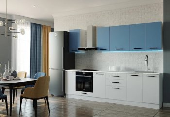 Кухонный гарнитур Капри ЛДСП/МДФ 2800 мм Sanvut в Сухом Логу - suhoj-log.mebel-e96.ru