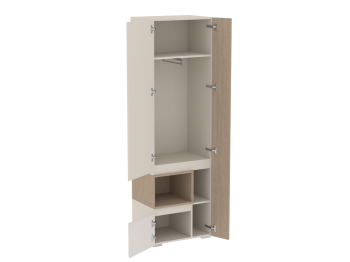 Шкаф для одежды узкий Каспер  (СБК) в Сухом Логу - suhoj-log.mebel-e96.ru