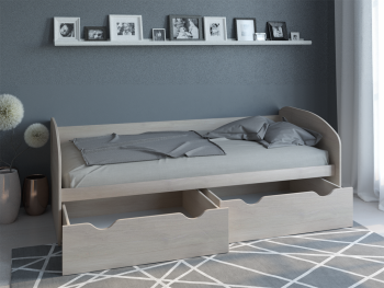 Кровать с ящиками КД-1.8 (Росток) в Сухом Логу - suhoj-log.mebel-e96.ru