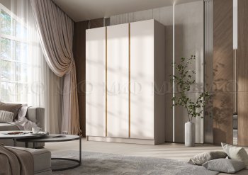 Шкаф 1500 мм 3-х створчатый Келвин кашемир (Миф) в Сухом Логу - suhoj-log.mebel-e96.ru