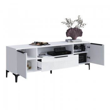 Тумба ТВ на 1650 Кимберли белый (Handis) в Сухом Логу - suhoj-log.mebel-e96.ru