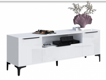 Тумба ТВ на 1650 Кимберли белый (Handis) в Сухом Логу - suhoj-log.mebel-e96.ru