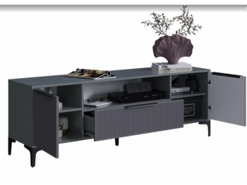 Тумба ТВ на 1650 Кимберли графит (Handis) в Сухом Логу - suhoj-log.mebel-e96.ru