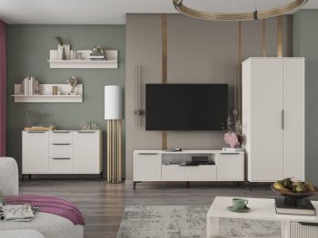 Стенка Кимберли кашемир, модульная (Handis) в Сухом Логу - suhoj-log.mebel-e96.ru