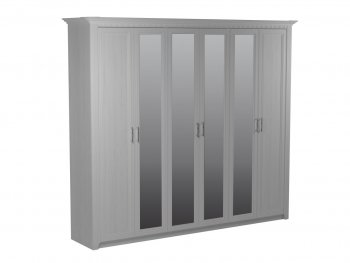 Шкаф 2700 мм 6-дверный Клер (СБК) в Сухом Логу - suhoj-log.mebel-e96.ru