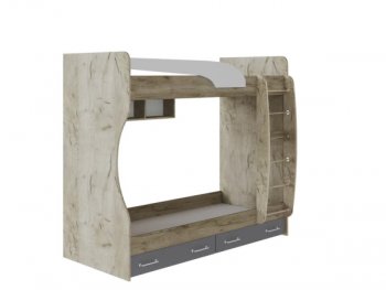 Набор детской мебели Колибри Лофт серый (Текс) в Сухом Логу - suhoj-log.mebel-e96.ru