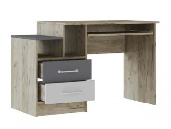 Стол письменный Колибри Лофт серый (Текс) в Сухом Логу - suhoj-log.mebel-e96.ru