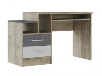 Стол письменный Колибри Лофт серый (Текс) в Сухом Логу - suhoj-log.mebel-e96.ru