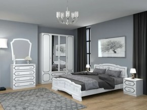 Комод 4 ящ. ЛАК Белый жемчуг (БМ) в Сухом Логу - suhoj-log.mebel-e96.ru