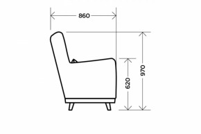 Кресло Интерьерное Antracite в Сухом Логу - suhoj-log.mebel-e96.ru