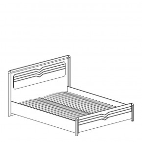 Кровать 1600 Фьорд 155 (Яна) в Сухом Логу - suhoj-log.mebel-e96.ru