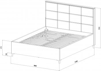 Кровать с подъемным механизмом Мега беж (Лин) в Сухом Логу - suhoj-log.mebel-e96.ru