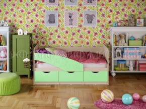 Кровать Бабочки (Салатовый матовый) 1600 в Сухом Логу - suhoj-log.mebel-e96.ru