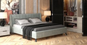 Кровать с подъемным механизмом Мелисса 1600 (серебристый серый) (НиК) в Сухом Логу - suhoj-log.mebel-e96.ru