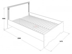 Кровать двойная Ольга 1Н + 2-а ящика (1400*2000) в Сухом Логу - suhoj-log.mebel-e96.ru