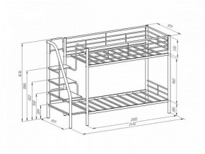 Кровать двухъярусная Толедо Черный/Венге в Сухом Логу - suhoj-log.mebel-e96.ru