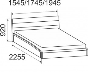 Кровать интерьерная Мальта с подъемным механизмом 1400*2000 в Сухом Логу - suhoj-log.mebel-e96.ru