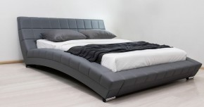 Кровать интерьерная Оливия 1600 (серый) (НиК) в Сухом Логу - suhoj-log.mebel-e96.ru
