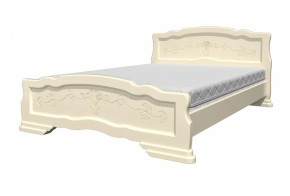 Кровать из массива Карина-6 Слоновая кость (БМ) в Сухом Логу - suhoj-log.mebel-e96.ru