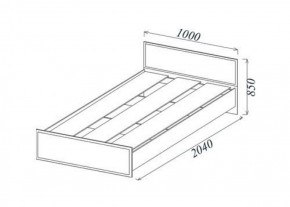 Кровать Классика 900 в Сухом Логу - suhoj-log.mebel-e96.ru