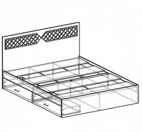 Кровать двуспальная Николь 1400 (венге) (Эра) в Сухом Логу - suhoj-log.mebel-e96.ru