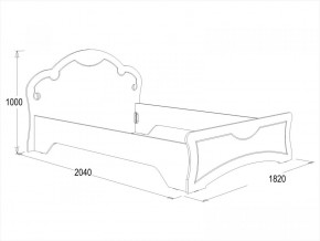 Кровать Ольга-10 МДФ (1600) в Сухом Логу - suhoj-log.mebel-e96.ru