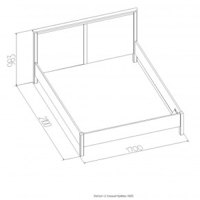 Кровать Шерлок 1800 орех 1600*2000 в Сухом Логу - suhoj-log.mebel-e96.ru