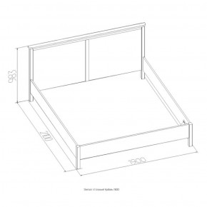 Кровать Шерлок 900 дуб сонома 1200*2000 в Сухом Логу - suhoj-log.mebel-e96.ru