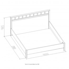 Кровать Шерлок Люкс 900 ясень анкор светлый 900*2000 в Сухом Логу - suhoj-log.mebel-e96.ru