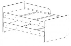 Кровать выкатная Радуга (Матрешка) 800*1900 в Сухом Логу - suhoj-log.mebel-e96.ru